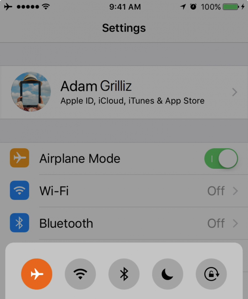 Going into Airplane Mode: Flying with Technology