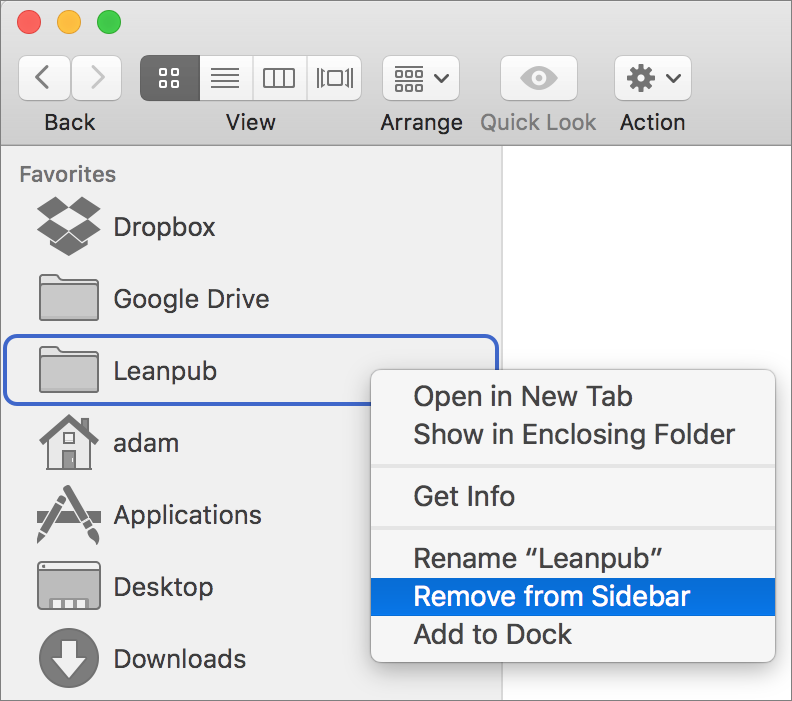 Sidebar-removing-folder