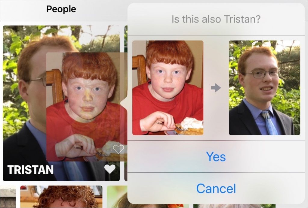 Merge Recognized Faces in Photos in Both iOS and macOS