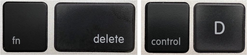 Two Secret Key Combos for Forward Delete on the Magic and MacBook Keyboards