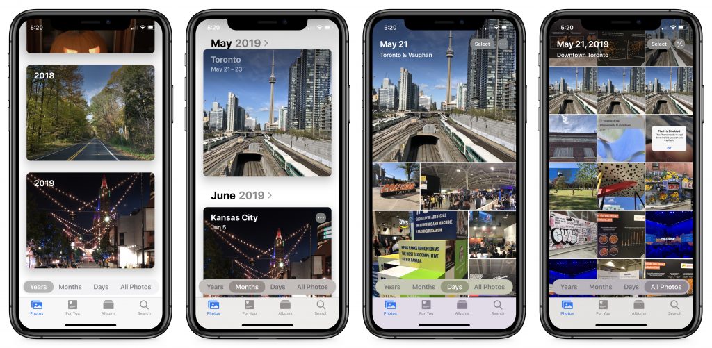 New Organization and Editing in Photos in iOS 13 and iPadOS 13