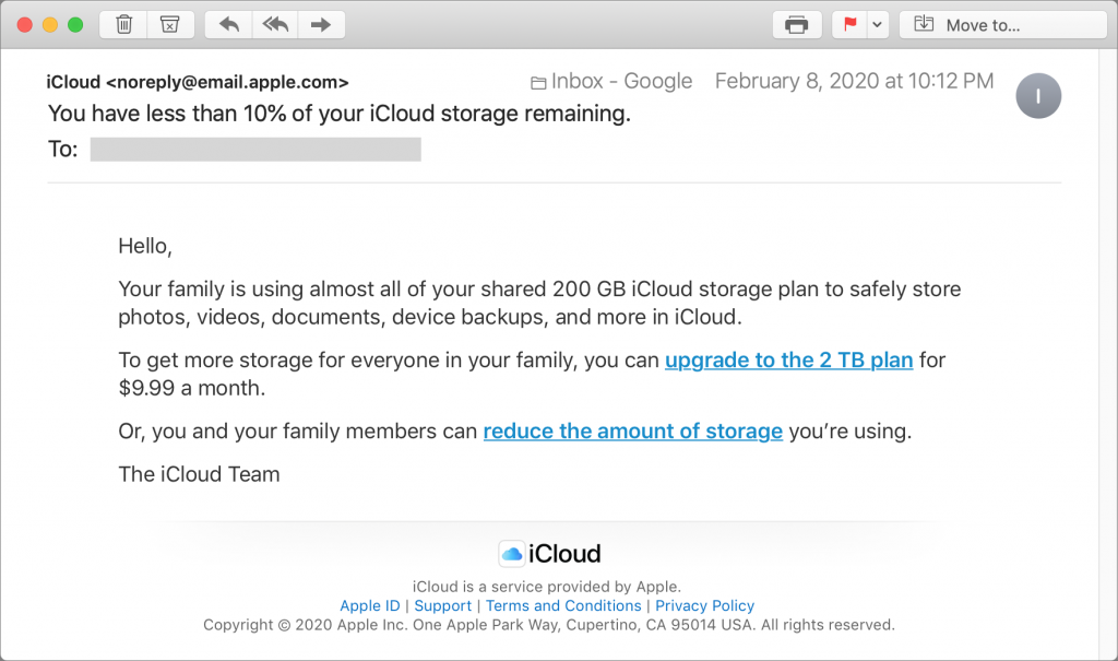 Running Low on iCloud Storage Space, Here's What to Do