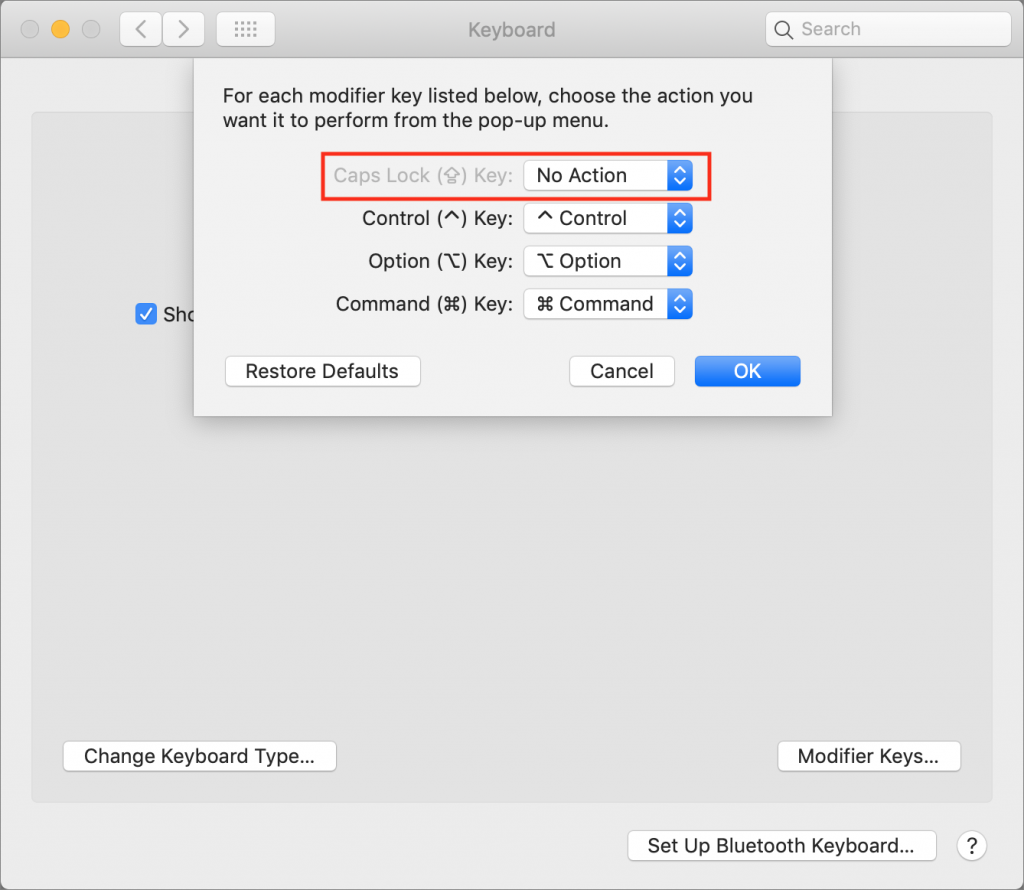 Disable or Remap the Caps Lock Key to Avoid Accidental ALL CAPS