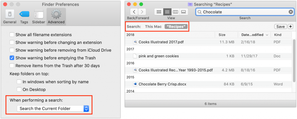 Find Files in the Finder Better by Specifying a Search Scope