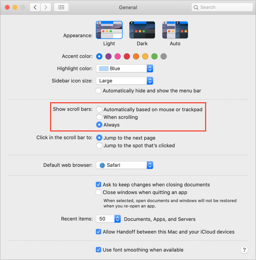Where Did Your Scroll Bars Go? Use This Setting to Ensure They Show