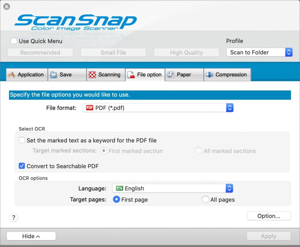 Yay! Older ScanSnap Scanners Get New Life in Catalina with ScanSnap Manager V7