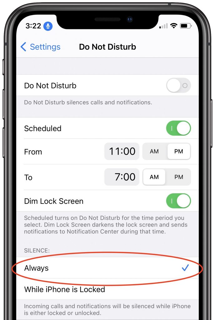 How to Make Sure Your iPhone Doesn’t Make Noise in the Night