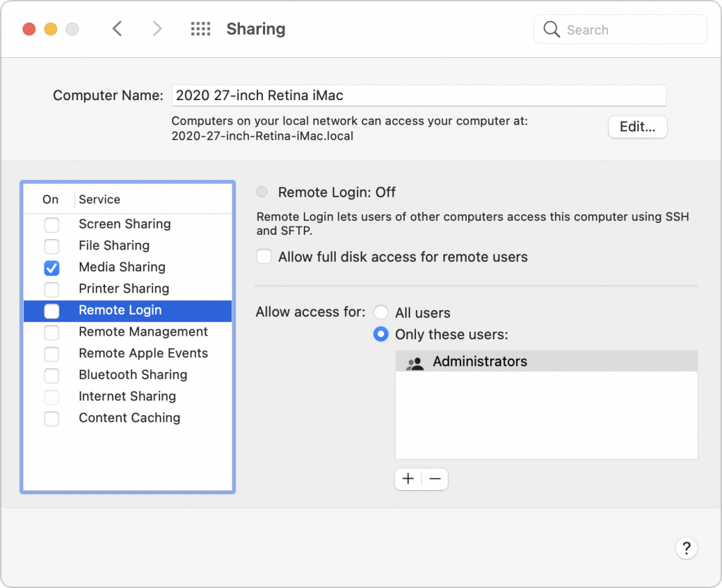 Disable Unused Sharing Options on Your Mac If You’re Not Using Them