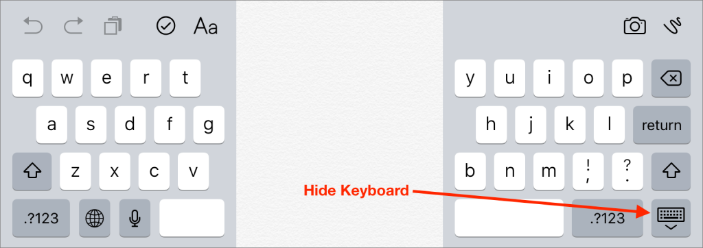 Break the iPad’s Virtual Keyboard in Half for Thumb Typing